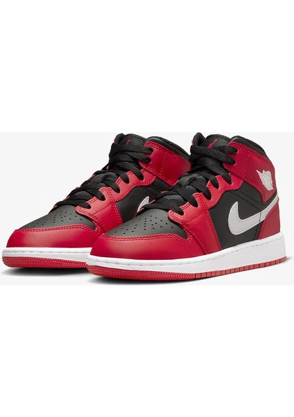 Air Jordan 1 Mid 'gym Red Black White' (Gs) DQ8423-061