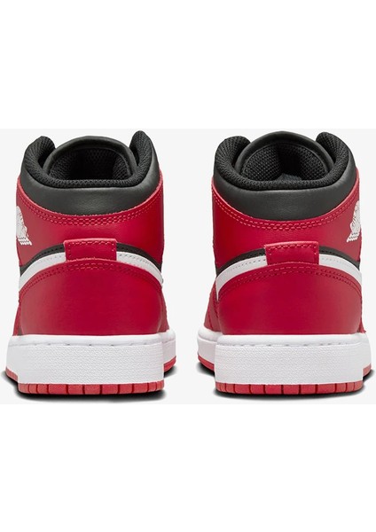 Air Jordan 1 Mid 'gym Red Black White' (Gs) DQ8423-061