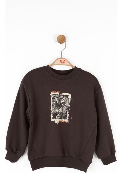 47504 Erkek Çocuk Kahverengi Tiger Sweat fırsatları