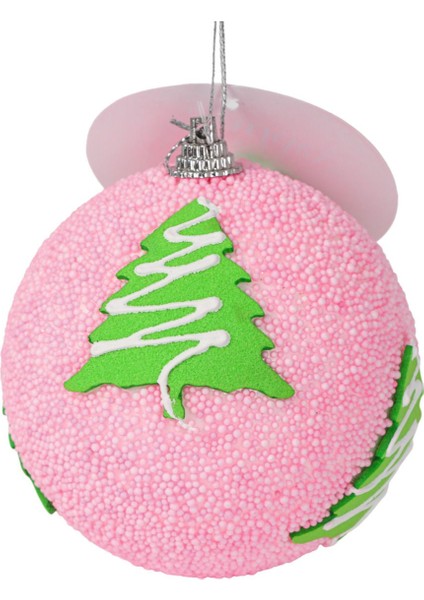 Happy Sugar Pembe Top Ağaç Süsü 8 cm