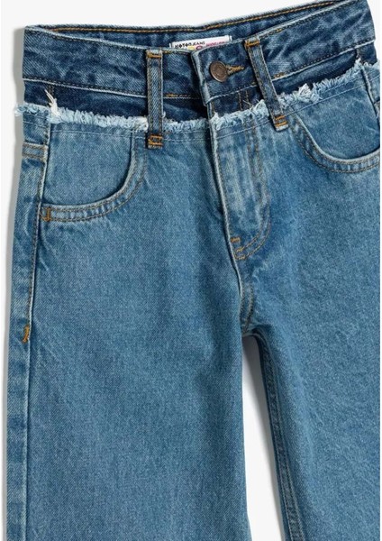 Kız Çocuk Kot Pantolon - Koton - 5WKG40054AD - 11-12 Yaş fiyatları