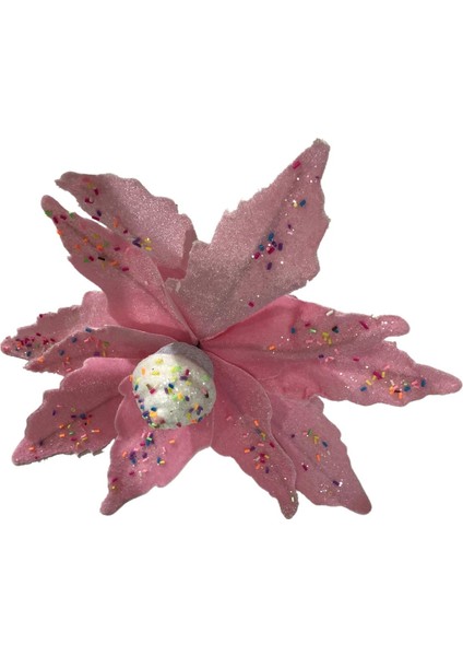 Happy Sugar Pembe Çicek Ağaç Süsü 26 x 14 cm
