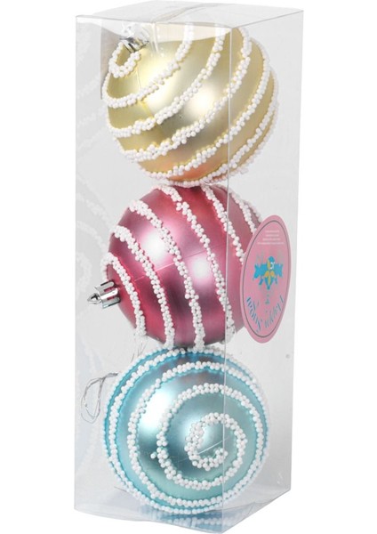Happy Sugar Mix Ağaç Süsü Seti 8cm (3 Parça)
