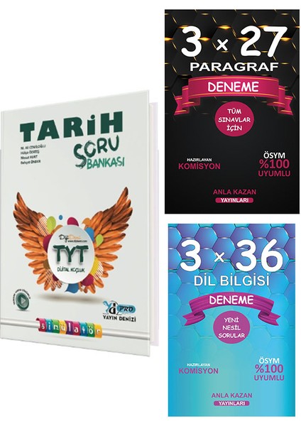Tyt Tarih Soru Bankası / Anla Kazan / Dilbilgisi Deneme