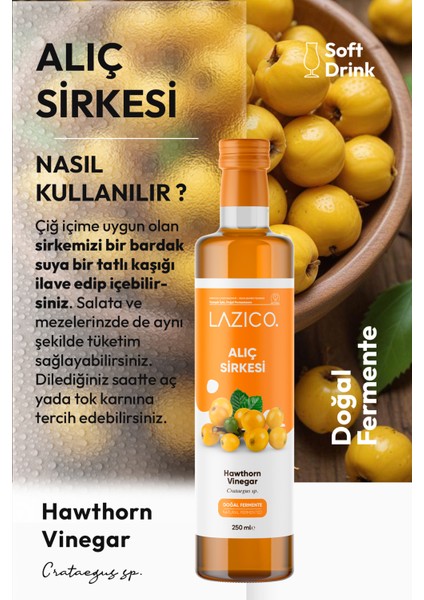 Doğal Fermantasyon Alıç Sirkesi 250 ml modelleri