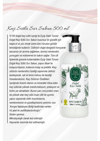 Sıvı Sabun Keçi Sütlü 500 ml 5 Al 4 Öde ve Rosie Pamuk