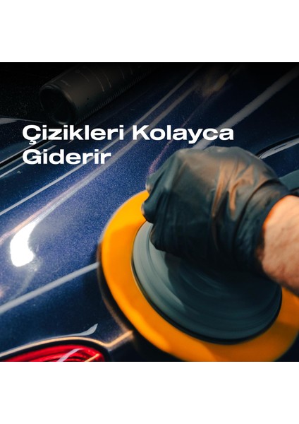 Kuzu Yünü Polisaj Keçesi/Pedi Lite-Ağır Çizik Giderici-150mm-Kuzu Postu Araç Pasta Cila Keçesi fırsatları