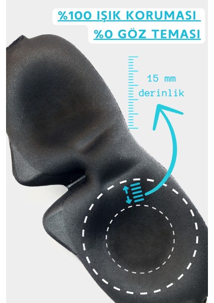 3D Uyku Maskesi
