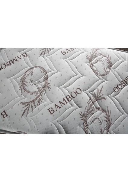 Full Ortopedik Tek Kişilik Liza Yaylı Yatak Bamboo Kumaş 20 cm