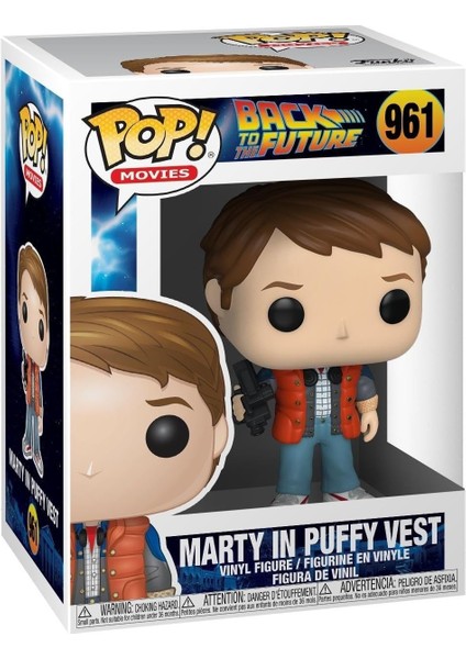 48705 Pop Figür - Movies: Back To The Future - Marty In Puffy Vest, Karışık