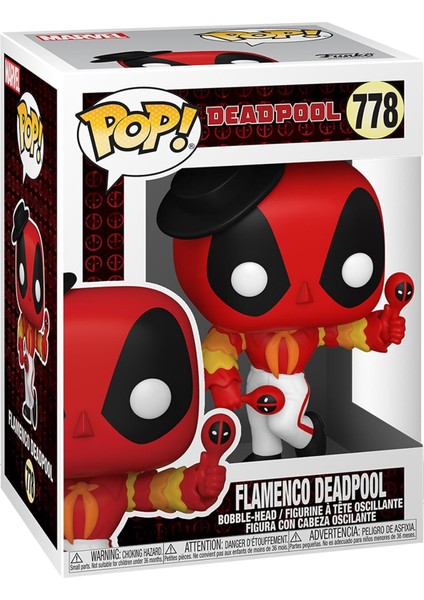 Pop Figür - Marvel: Deadpool 30TH- Flamenco Deadpool