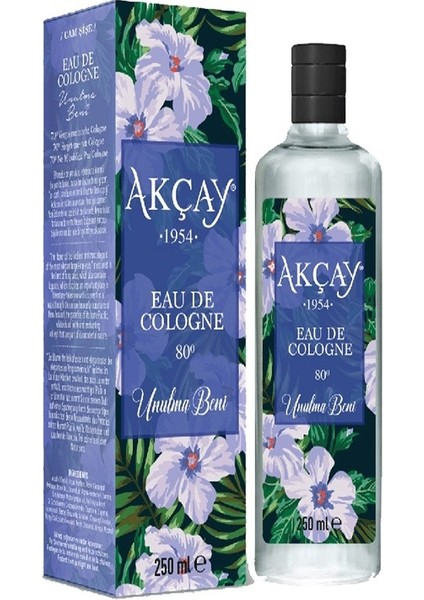 Unutma Beni Eau De Cologne 400 ml Pet Şişe, 250 ml Cam Şişe modelleri