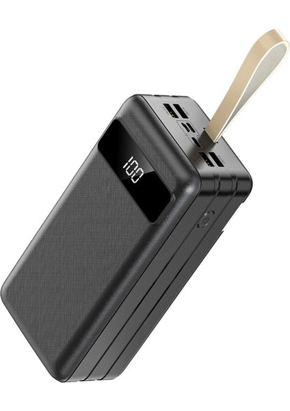 Powerbank Ultra Güçlü Dayanıklı - 60.000 Mah LED Göstergeli Fenerli 4 Portlu