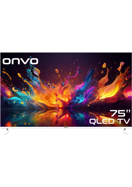 75OVF9000UQ 75" 190 Ekran Uydu Alıcılı 4K Ultra HD Google Smart QLED TV