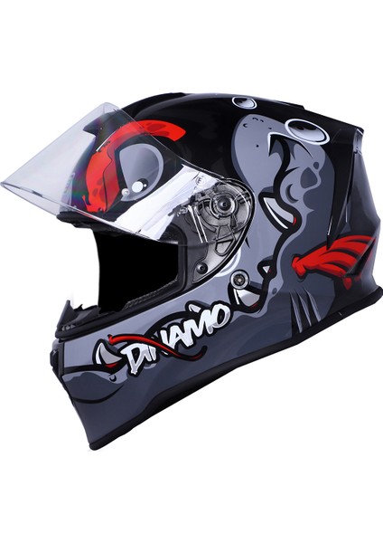 Dinamo Fishuga Siyah-Kırmızı-Gri Kask fiyatları