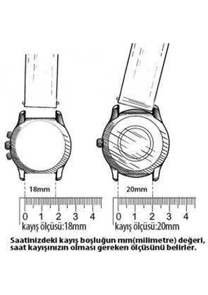 Tag-Heuer Uyumlu 22-18 Beyaz Dikişli Siyah Hakiki Dana Derisi ( 08 )