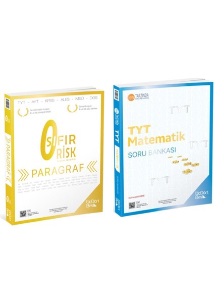 Paragraf Sıfır Risk ve TYT Matematik Soru Bankası