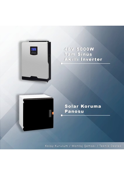 6 Kw Maxı Solar Paket Sistem (6000W/GÜN)