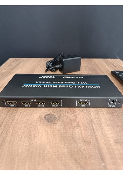 Çoklu HDMI Görüntüleyici, 4’ü 1 Arada Hd Multimedya Arayüzü