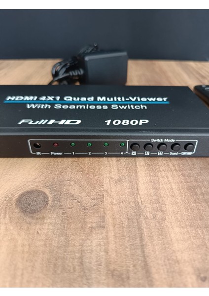 Çoklu HDMI Görüntüleyici, 4’ü 1 Arada Hd Multimedya Arayüzü