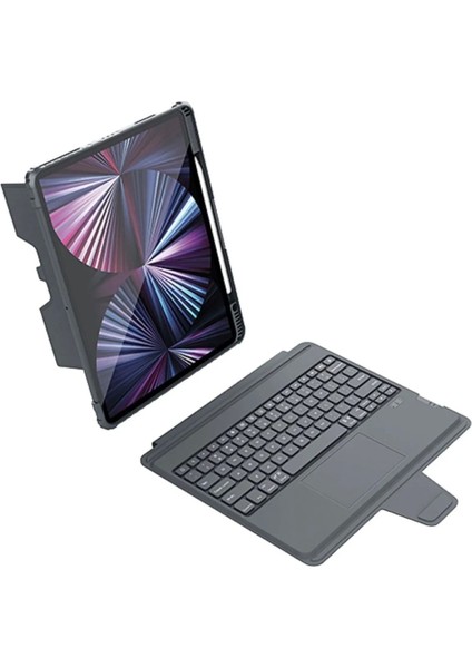 NLK-0305 Bumper Rgb Işıklı Klavyeli Kılıf iPad 10.2 2019/2020/20