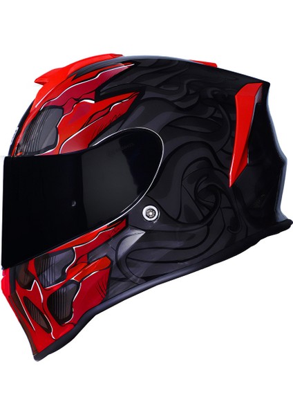 Dinamo Titan Siyah-Antrasit-Kırmızı Kask fiyatları