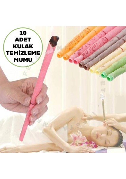Kulak Temizleme Mumu 5 Çift (10 Adet)