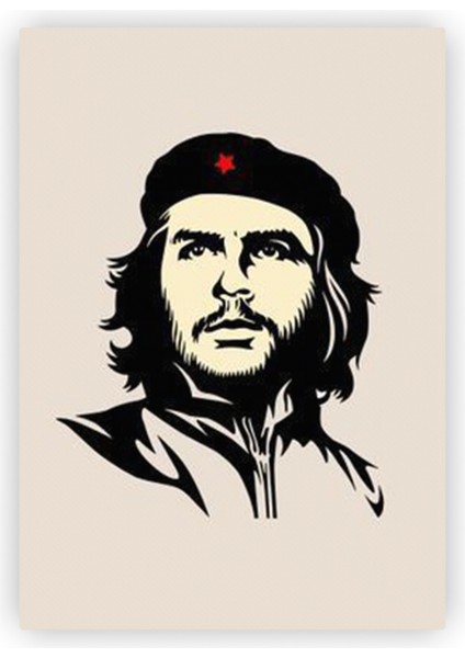 Che Guevara Ahşap Poster 20 x 29 cm