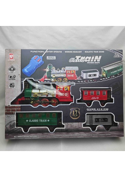 Uzaktan Kumandalı Sesli ve Işıklı Tren