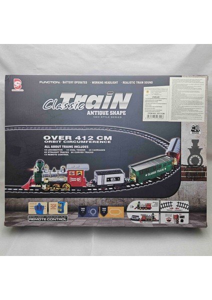 Uzaktan Kumandalı Sesli ve Işıklı Tren fiyatları