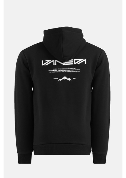 Kapüşonlu Regular Fit Next Unisex Sweatshirt Siyah