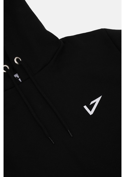 Kapüşonlu Regular Fit Next Unisex Sweatshirt Siyah