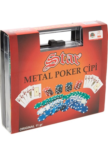 Çantalı Lüks Poker Çipi 100'LÜK - Poker Seti - Poker Fişi - Poker Çipi - Poker Kağıdı-Oyun Seti