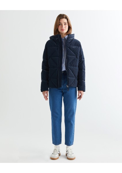 Kadın Lacivert Kapüşonlu Kapitone Mont 47124303T.433 modelleri