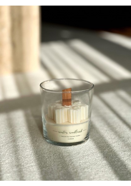 Winter Woodland Candle | Kar Tanesi Mum | Scented Candle | Dekoratif Mum