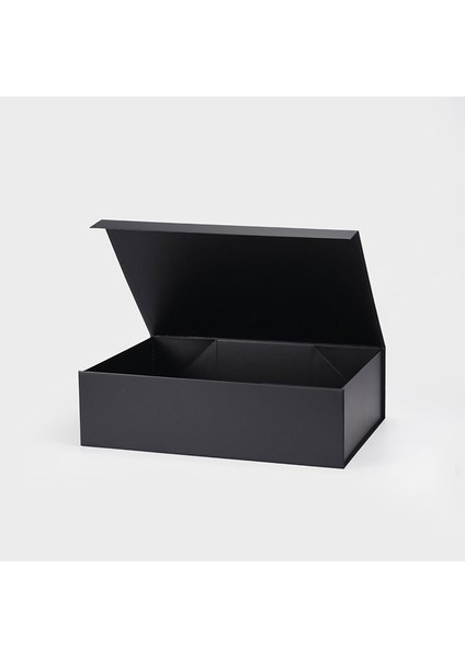 - Düzenleme Kutusu Büyük x x l 50 x 34 x 14.5 cm Siyah Lamine Mıknatıslı Kapak