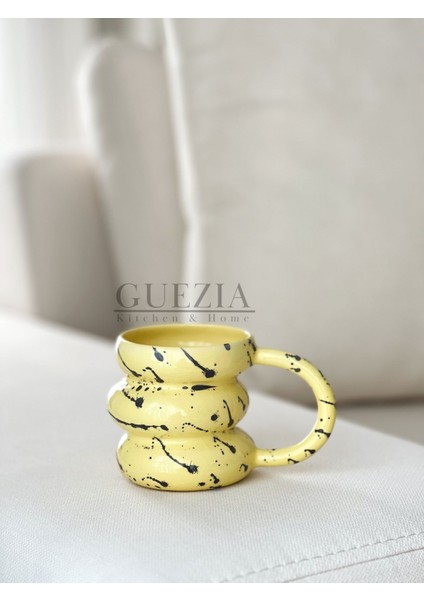 Big Boom Mug | Ceramic Mug | Yellow Splash | 300 ml