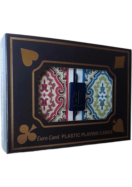 Iskambil Oyun Kağıdı Kartı - 2 Deste - Poker Kartı - Briç Kartı - Oyun Kartları - Poker