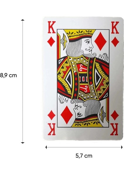 Iskambil Oyun Kağıdı Kartı - 2 Deste - Poker Kartı - Briç Kartı - Oyun Kartları - Poker modelleri