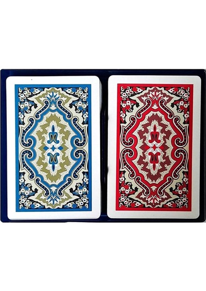 Iskambil Oyun Kağıdı Kartı - 2 Deste - Poker Kartı - Briç Kartı - Oyun Kartları - Poker indirimleri