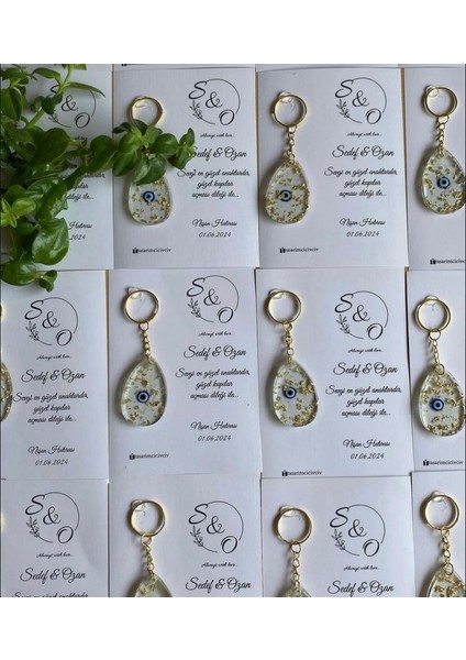 Nazar Boncuklu Hediyelik Anahtarlık Söz Nişan Hediyeliği Düğün Nikah Hediyeliği Gelin Mevlidi Hediyeliği modelleri