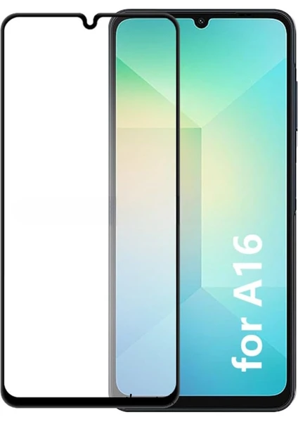 MTK Moveteck Samsung Galaxy A16 Ekran Koruyucu Seramik Cam Tam Kaplayan Tempereli Esnek Ekran Camı Şeffaf Nano