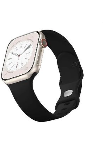 Apple Watch Kordon Seri 10 9 8 7 6 5 4 3 2 Se 38MM / 40MM / 41MM Uyumlu Spor Silikon Kordon Ust Kalite