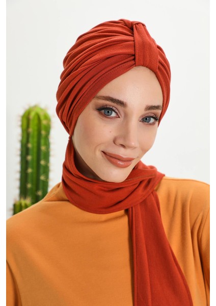 Kışlık Fularlı Bone TÜRBAN,B-80RB