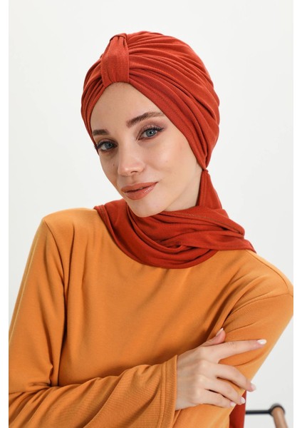 Kışlık Fularlı Bone TÜRBAN,B-80RB