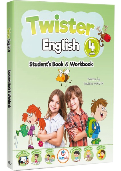 4. Sınıf Twister English Student's Book & Workbook Ibrahim Sargın Bilimyolu Yayınları