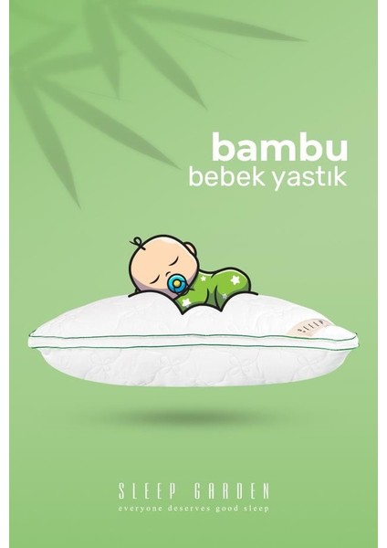 Bambu Bebek Yastık 35X45 cm Keten Çantalı