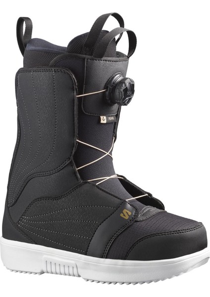 Kadın Snowboard Botu Pearl Boa Siyah/Beyaz/Gold