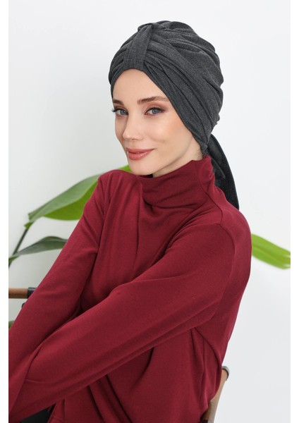 Kışlık Fularlı Bone TÜRBAN,B-80RB