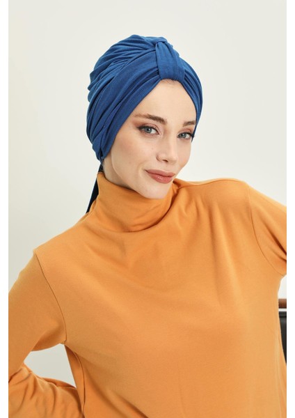 Kışlık Fularlı Bone TÜRBAN,B-80RB